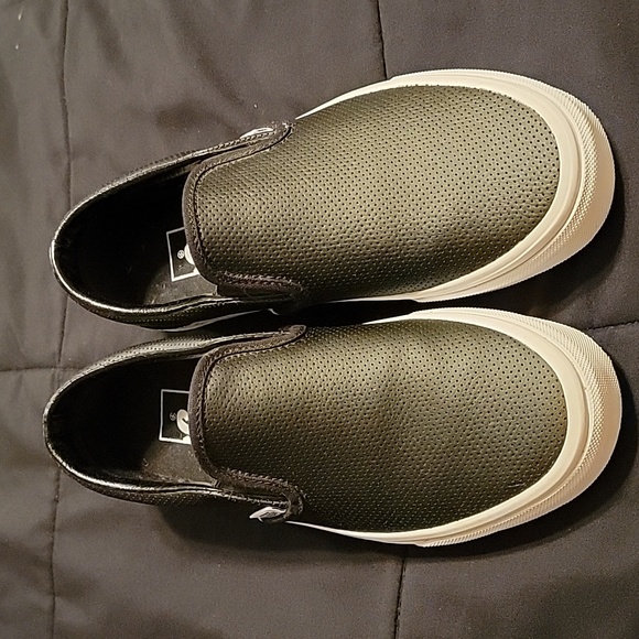 Vans Perforated Leather Slip-On Shoe - Picture 3 of 8